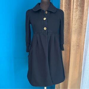 Vintage Y2K Juicy Couture Women’s Longline Cotton 3/4 Sleeve Bubble Coat Size XS